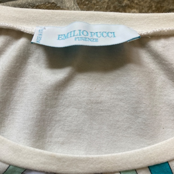 Emilio Pucci Geometric Sleeveless Top - Picture 2 of 7